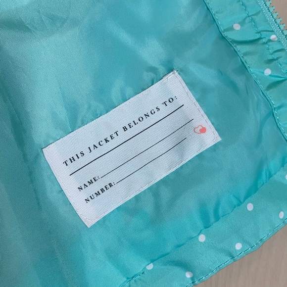 Carter’s Windbreaker Hooded Green Poke a dots Bunny 24mo - Picture 8 of 11